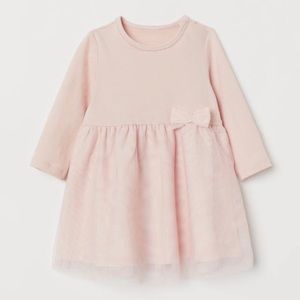 H&M Pink Dress with Tulle Skirt